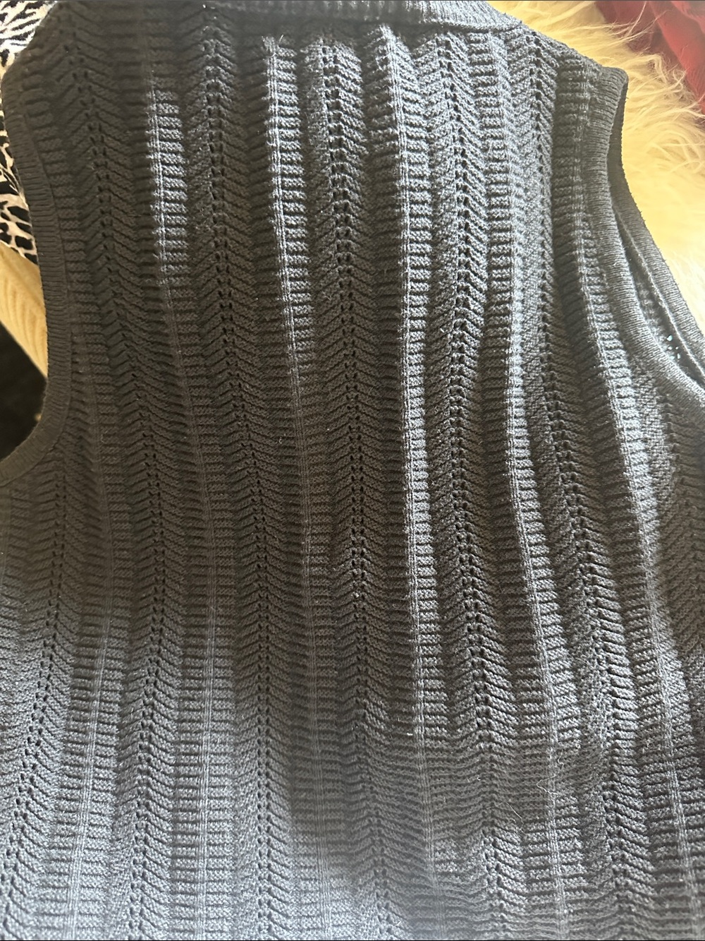 Women's Gray Crewneck Knit Dress - Picture 4 of 4